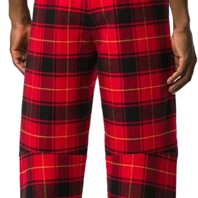 Balenciaga Casual Pants Regular Fit Men's Black Red-5