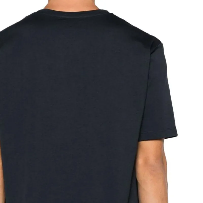 BALMAIN Logo embossed Cotton T shirt-5