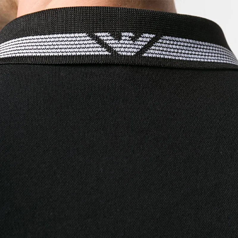 EMPORIO ARMANI Polo Shirt Men's Black-4