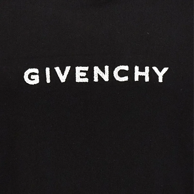 Givenchy Logo Embroidered Drawstring Hoodie-4