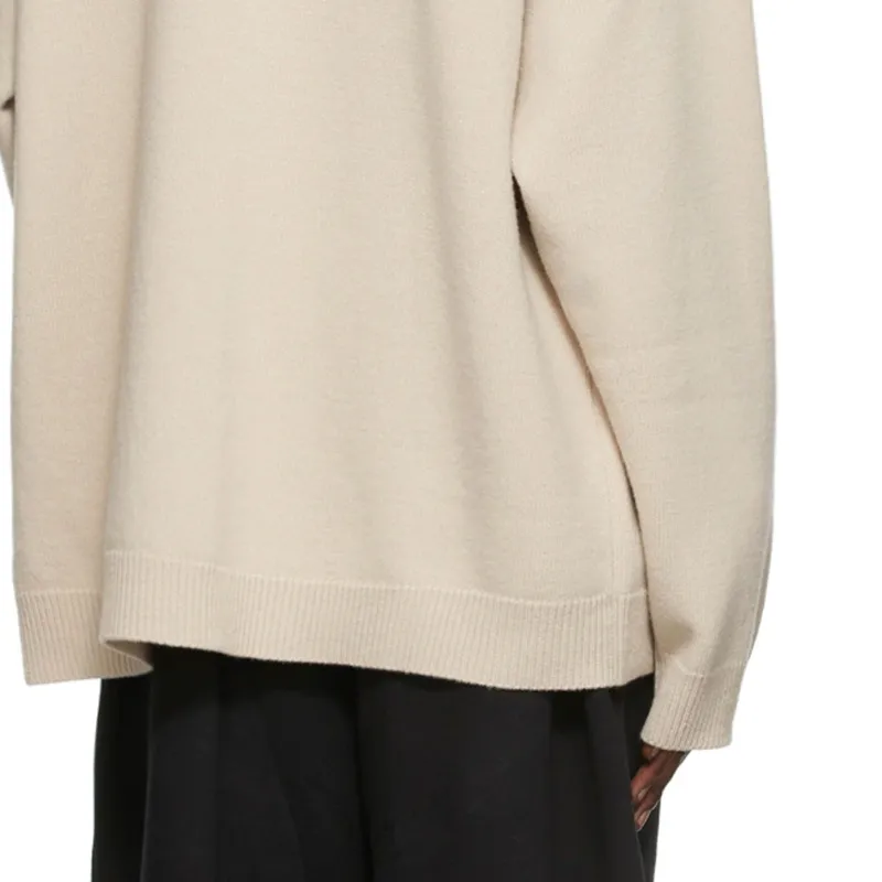 Balenciaga FW21 Sweater Men's Beige Yellow-5