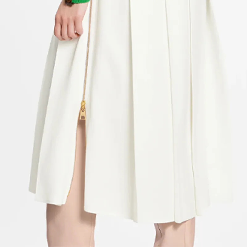 LOUIS VUITTON SS21 Casual Long Skirt Women's White-5