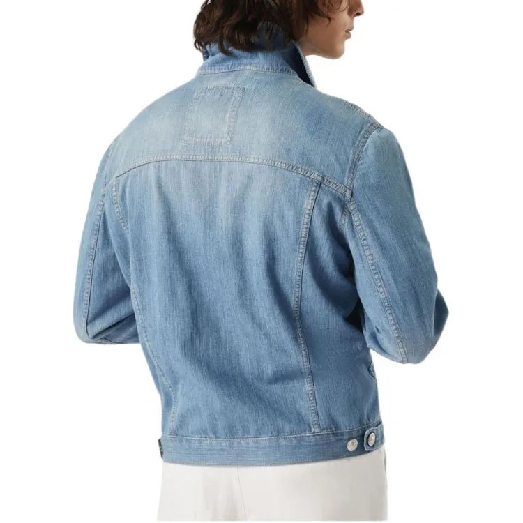 Brunello Cucinelli Long Sleeved Buttoned Denim Jacket-3