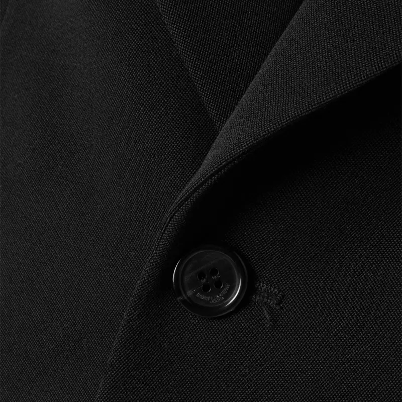 SAINT LAURENT Single Breasted Long Sleeved Jacket-7