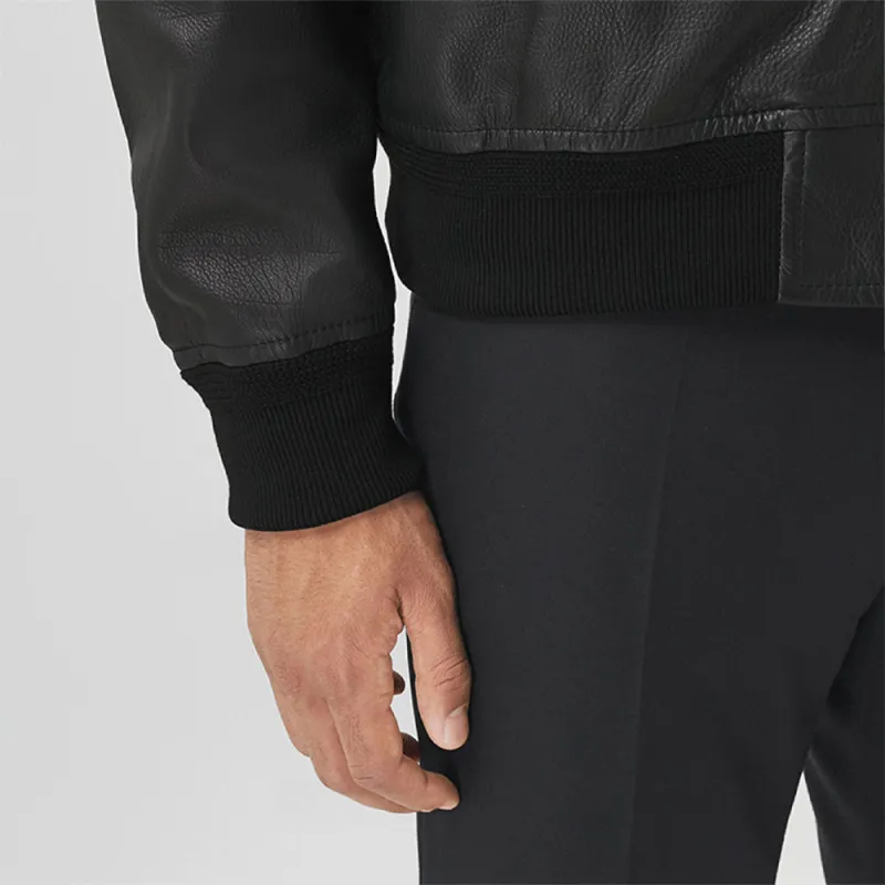 Burberry SS22 Leather Jackets Coats Men's Black-4