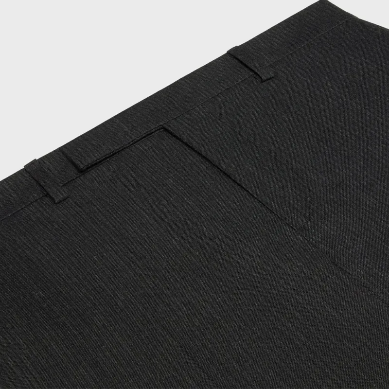 CELINE Mods Pants In Triple Striped Flannel-4