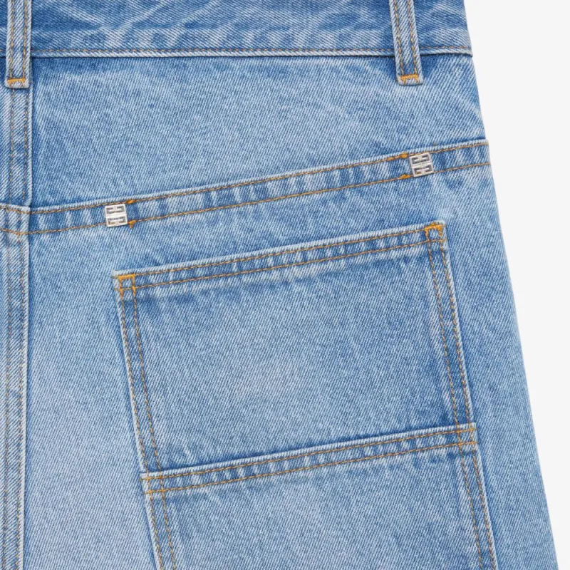 Givenchy Carpenter Denim Bermuda Shorts-5