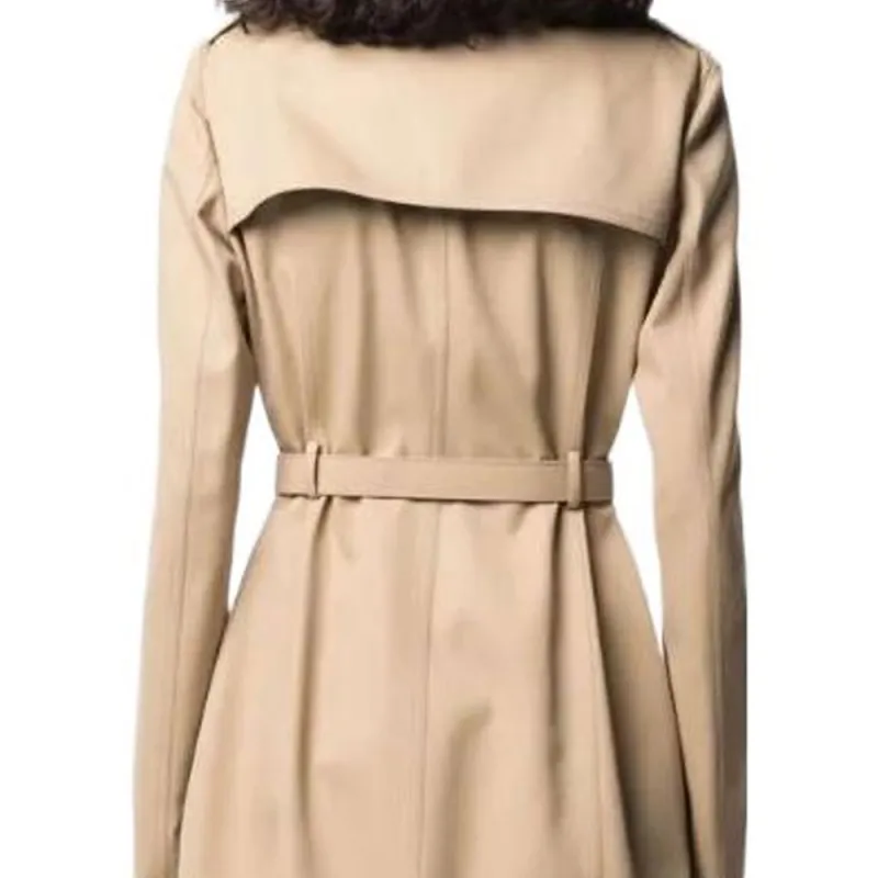 Valentino Trench Coat Women's Khaki-2