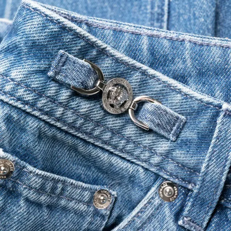 VERSACE Denim Pants 'Medium Blue'-4