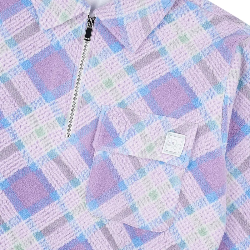 DIOR X Erl Tartan Zip Detailed Sweatshirt-8