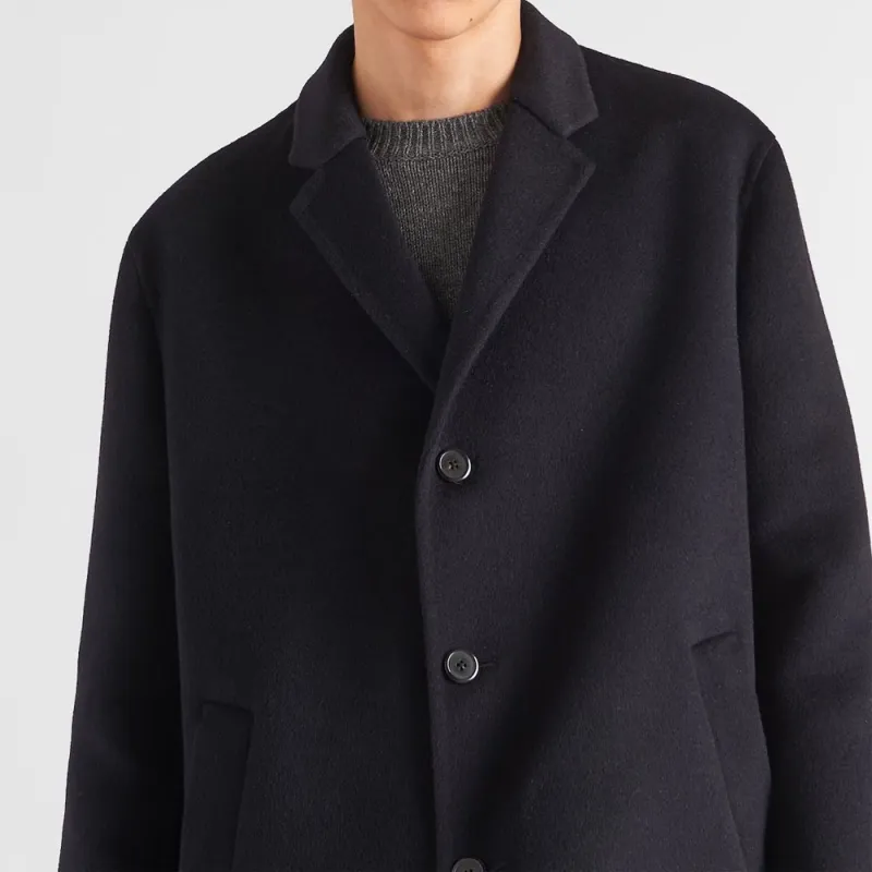 PRADA Coats Men Navy Blue-4