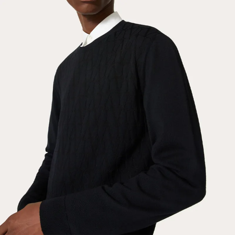 Valentino Toile Iconographe Jacquard Knit Jumper-4