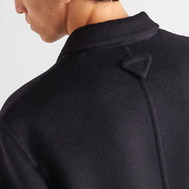 PRADA Coats Men Navy Blue-5