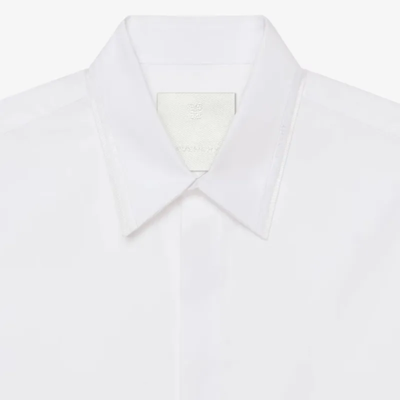 Givenchy Logo Detailed Collared Shirt-1