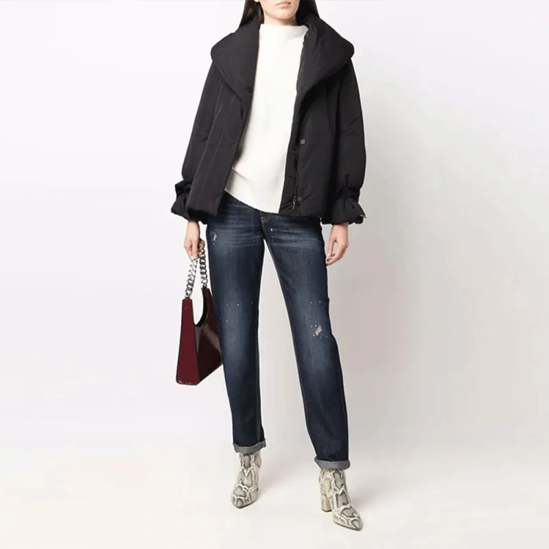 EMPORIO ARMANI FW21 Puffer Jacket Women's Black-1
