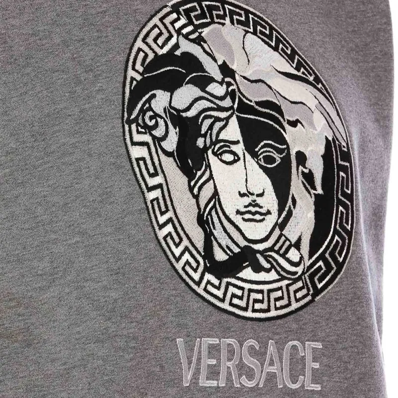 VERSACE FW22 Sweatshirt Men's Gray-3