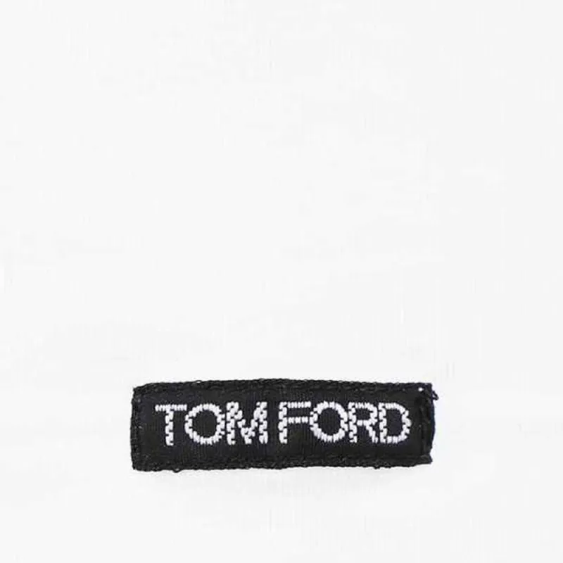 TOM FORD Logo appliqué Jersey T shirt-5