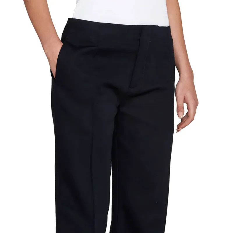 Bottega Veneta Cropped Straight Leg Trousers-4
