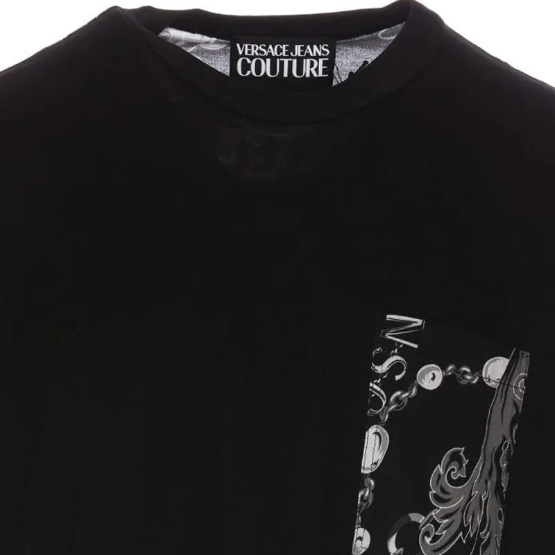 VERSACE JEANS COUTURE T Shirt Men's Black-6