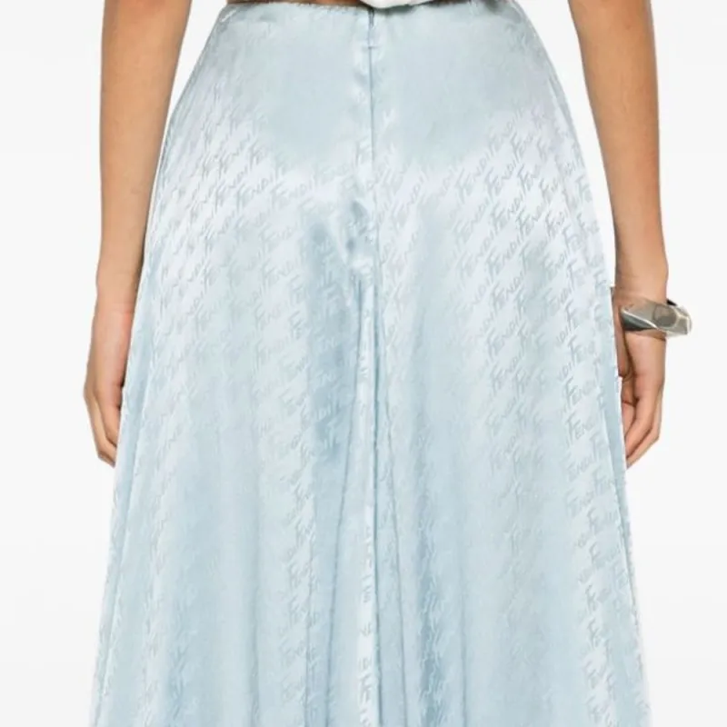 FENDI Jacquard-logo Trousers-2