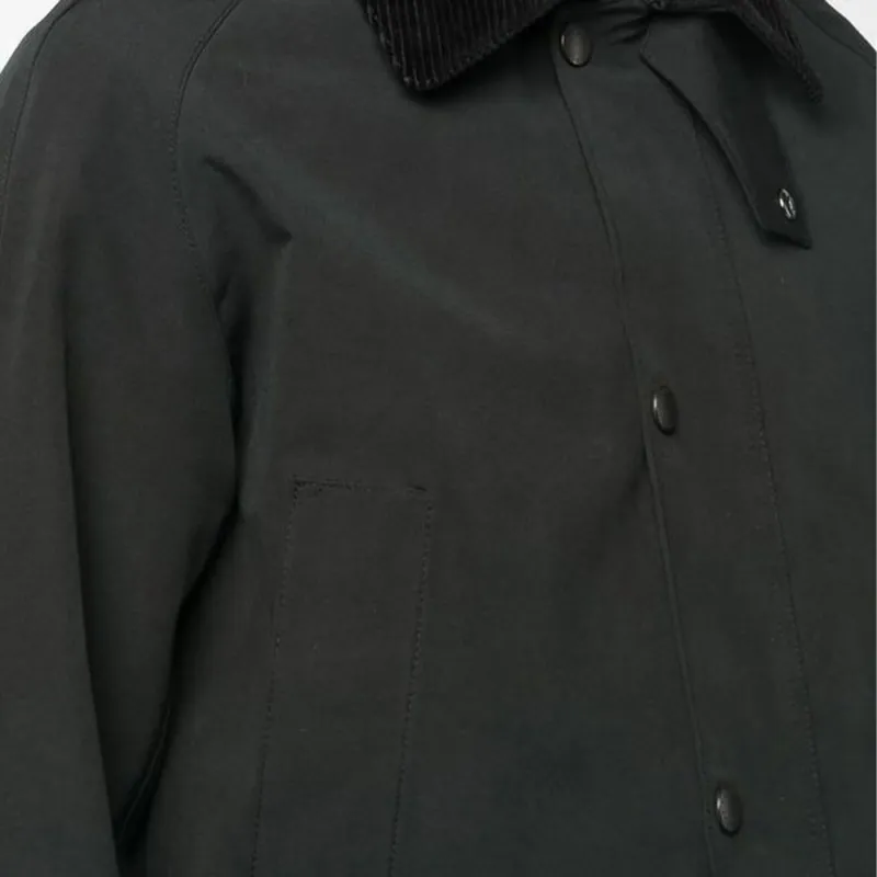 BARBOUR Button-Up Hooded Jacket-1