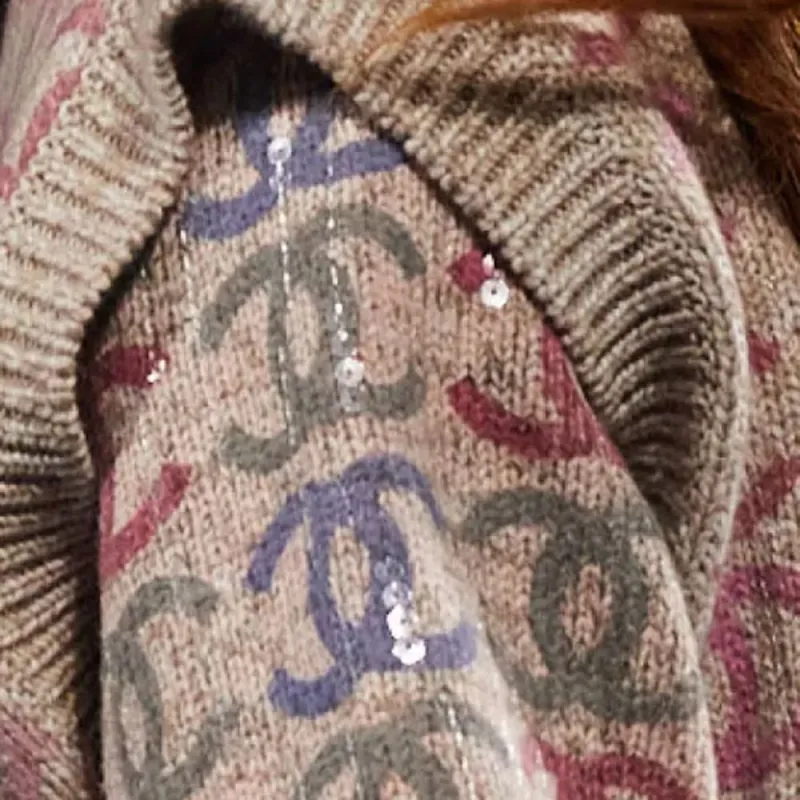 CHANEL FW22 Sweater Women's Pink-2