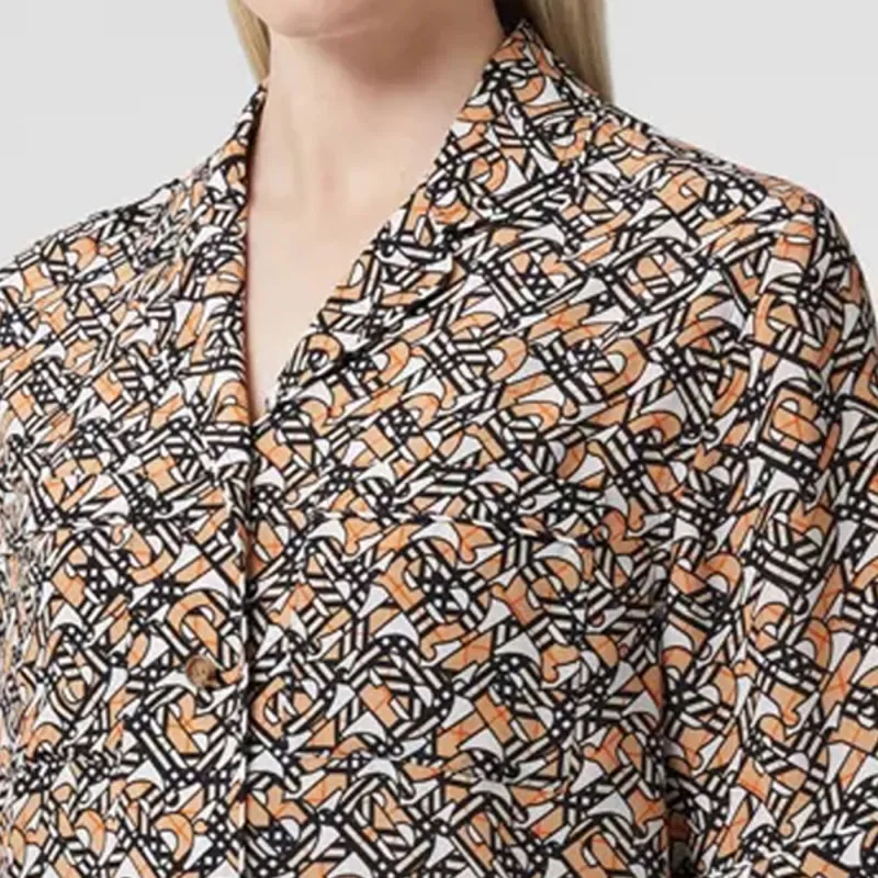 Burberry FW22 Shirt Women's Brown-4