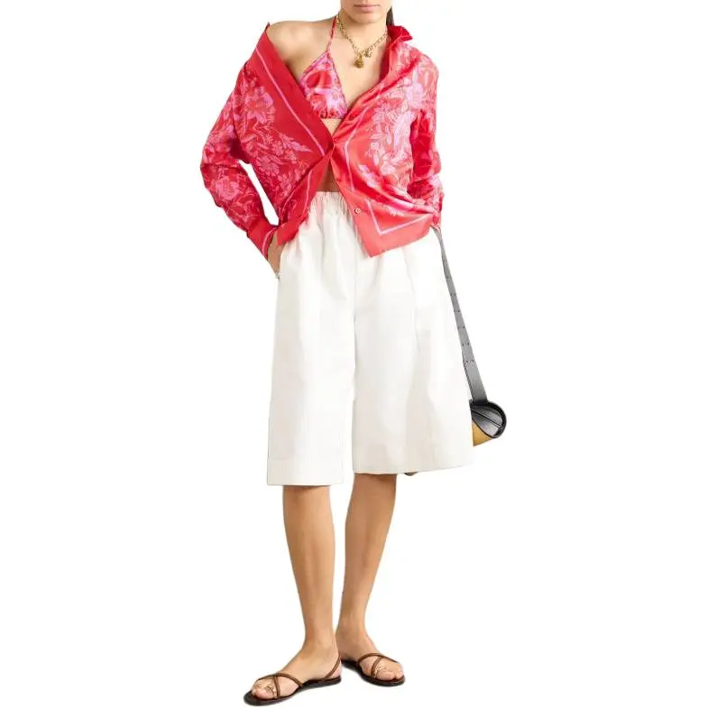 GUCCI Shirt Matching Set Women's Red-1