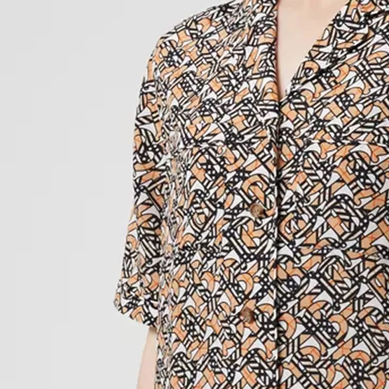Burberry FW22 Shirt Women's Brown-5
