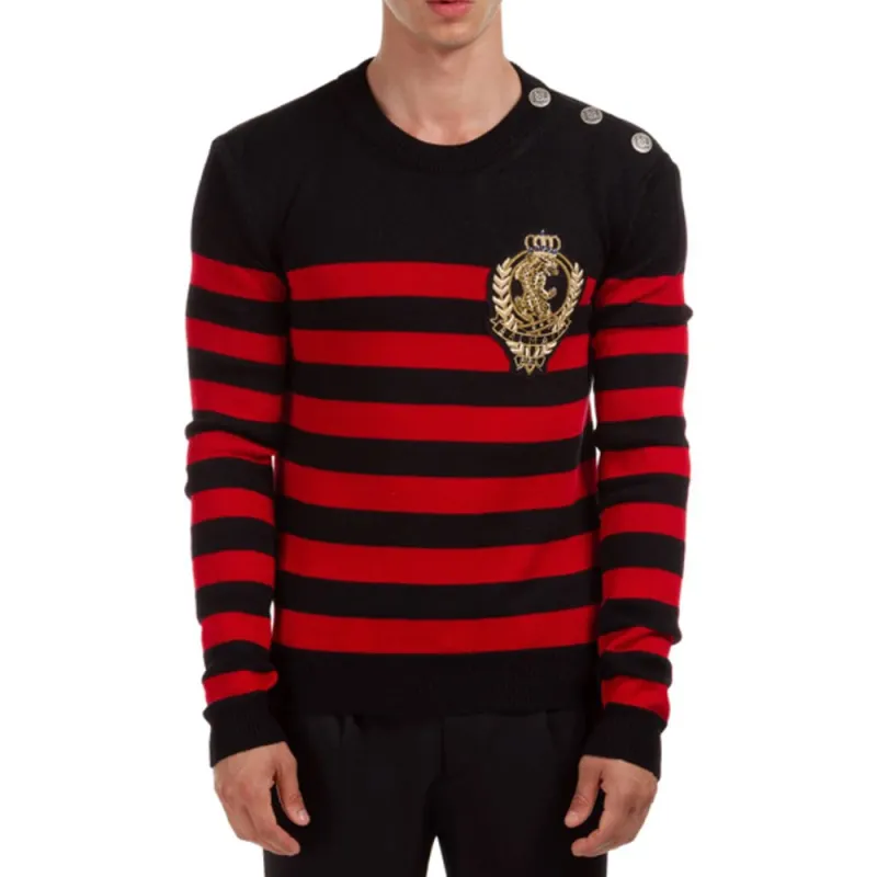 BALMAIN Sweaters Men Red-1