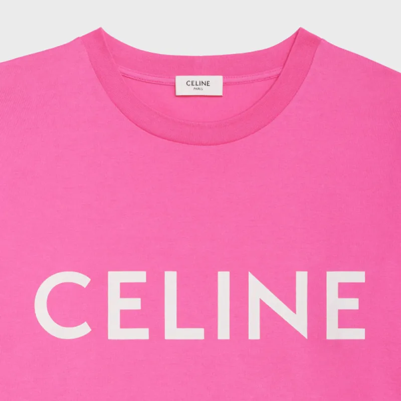 CELINE SS22 Regular T Shirt Women's Pink-2