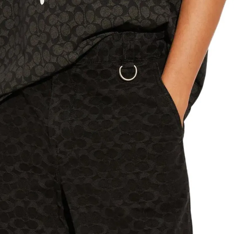 COACH FW22 Casual Shorts Men's Black-5