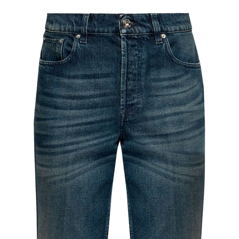 Lanvin Logo patch Cotton Jeans-3