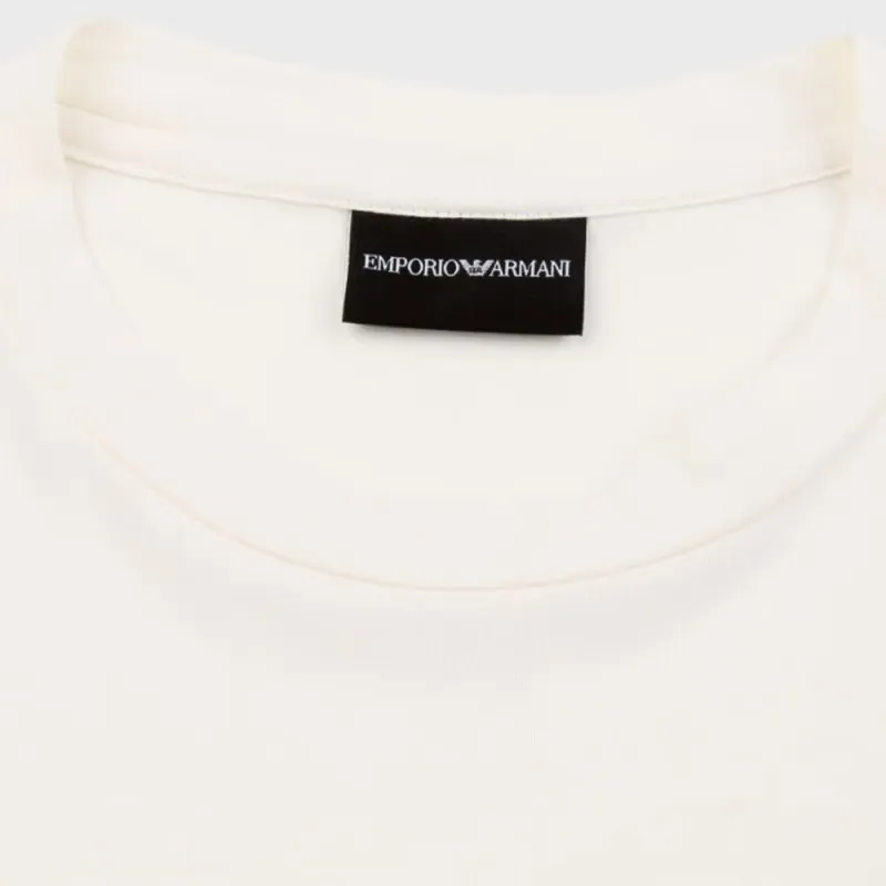 EMPORIO ARMANI T Shirts Men Beige Yellow-6