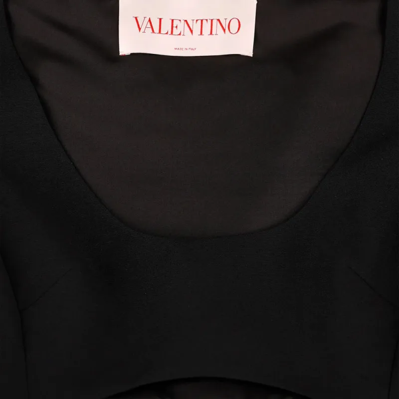 Valentino SS24 Sleeveless Dress Women's Black-2