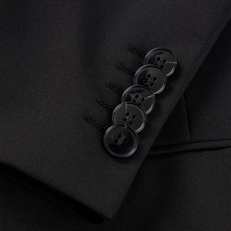 HUGO BOSS SS24 Regular Fit Suit In Performance Stretch Cloth Business Suit Men's Black-7