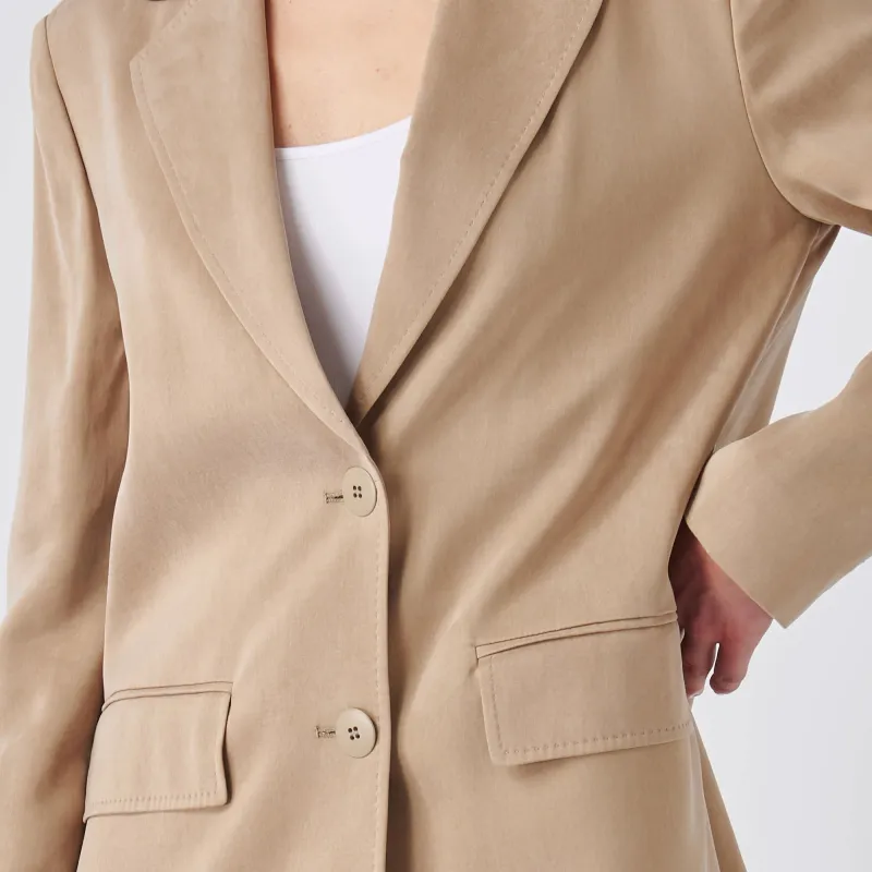 MaxMara Business Suit Women's Khaki-4