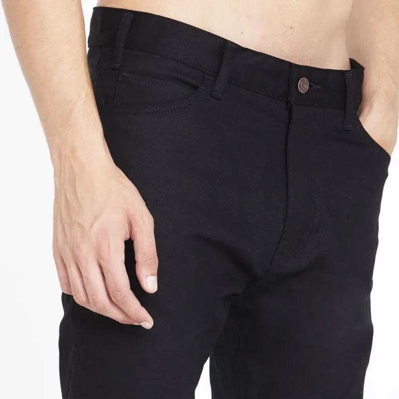 CELINE Low Rise Skinny Jeans Vintage Pure Black Denim-3