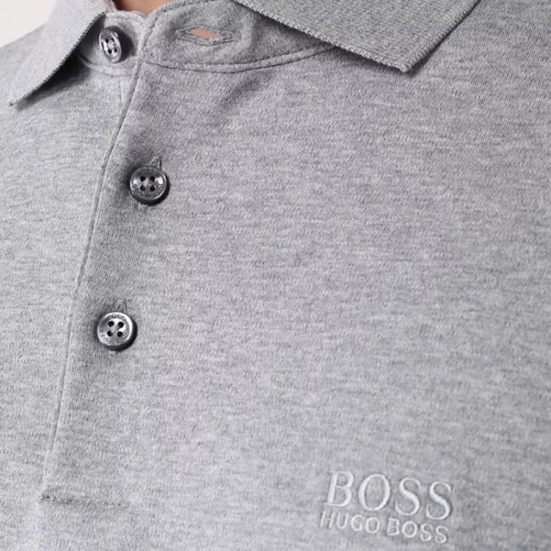 HUGO BOSS Polo Shirt Men's Light Gray-4