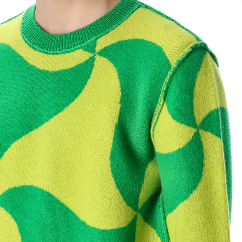 Bottega Veneta FW22 Sweater Men's Green-4