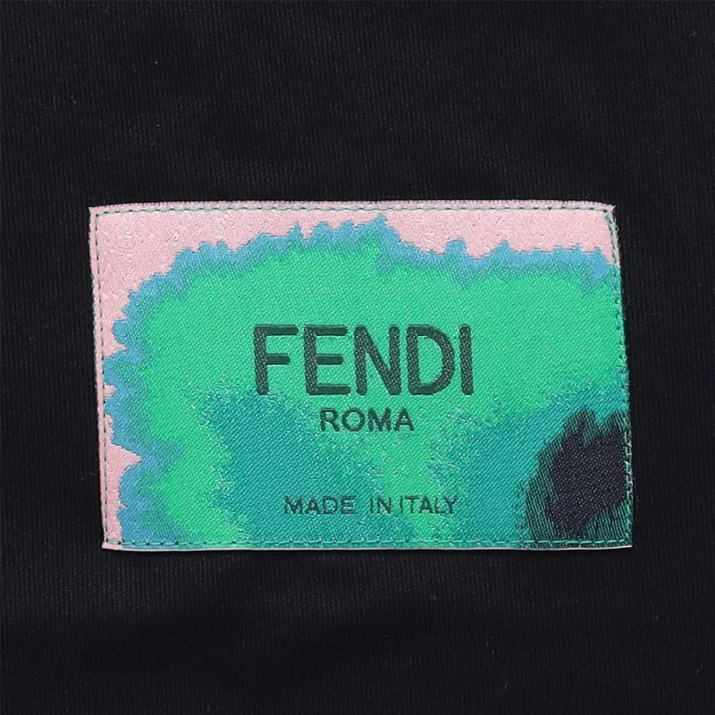 FENDI T Shirts Men Black-4