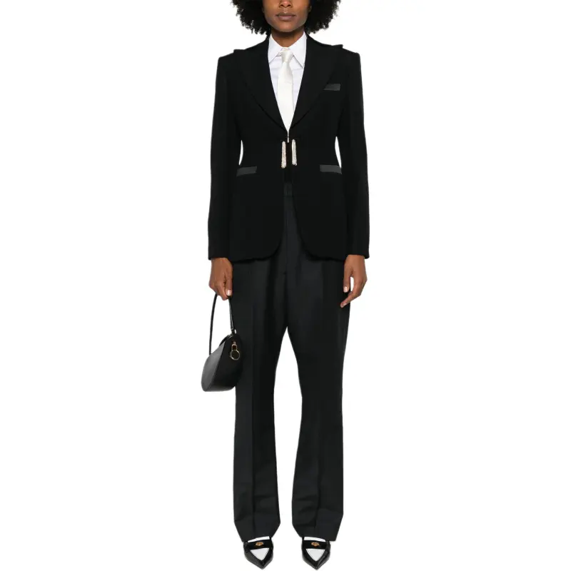 MaxMara Tassel Detailed Straight Hem Jacket-1