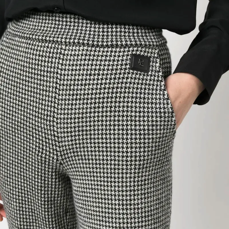 Ralph Lauren Collection Houndstooth pattern Print Trousers-4