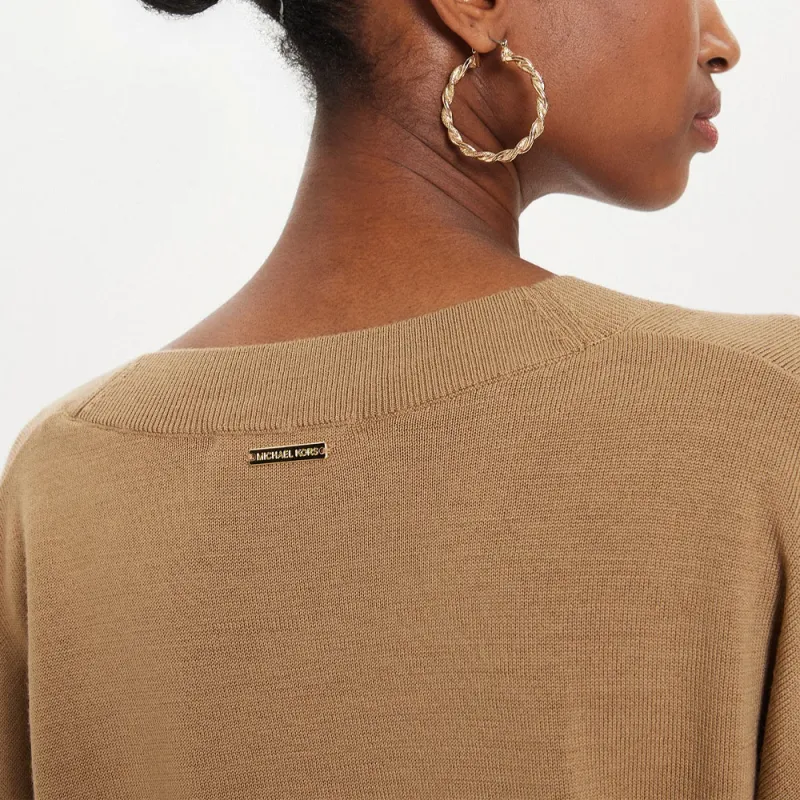 MICHAEL KORS MMK Sweater Women's Dark Camel-6
