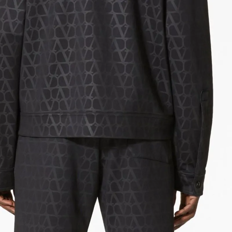 Valentino Toile Iconographe Print Zip Up Track Jacket-4