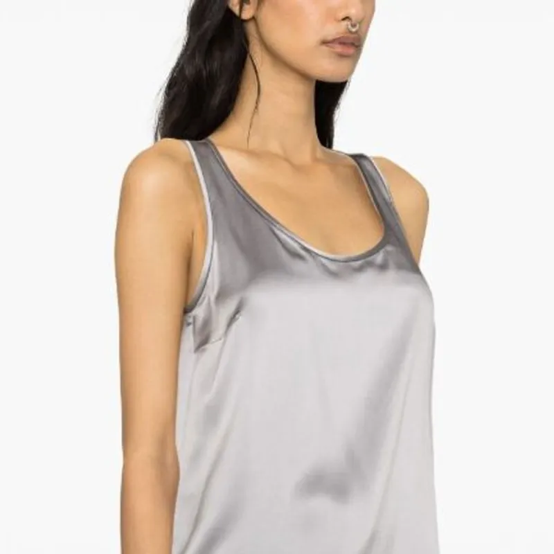 Brunello Cucinelli Tank Tops Women's Silver-4