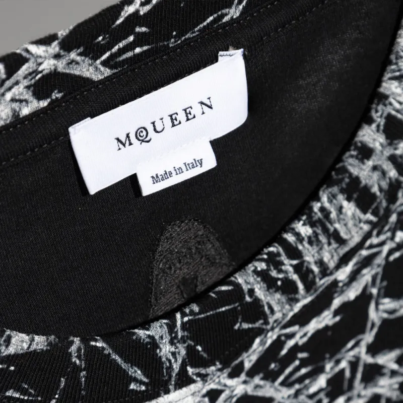 Alexander McQueen Graphic Printed Crewneck T Shirt-4