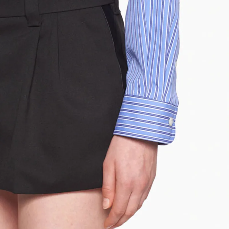 MIU MIU Casual Short Skirts Women's Black-3