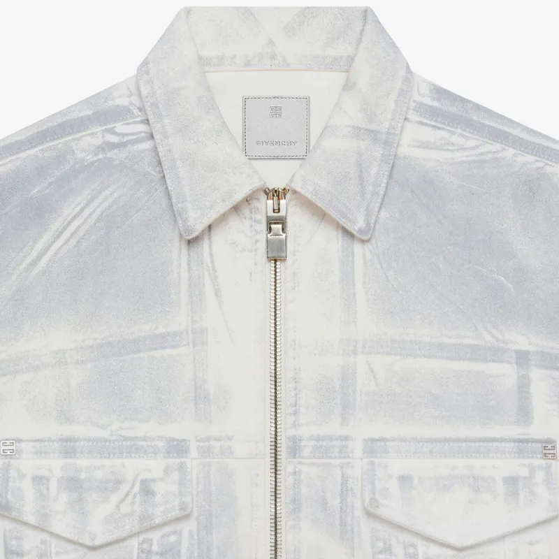 Givenchy 4G Graffiti print Denim Vest-2