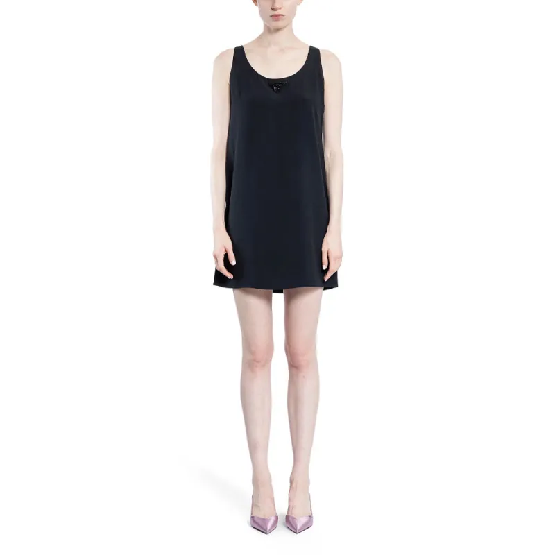 PRADA Scoop Neck Slip Dress-3
